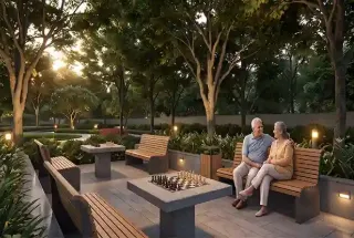Senior Citizen Area at Southfield Full Marks Homes